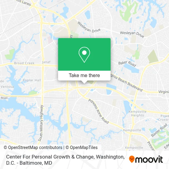 Center For Personal Growth & Change map