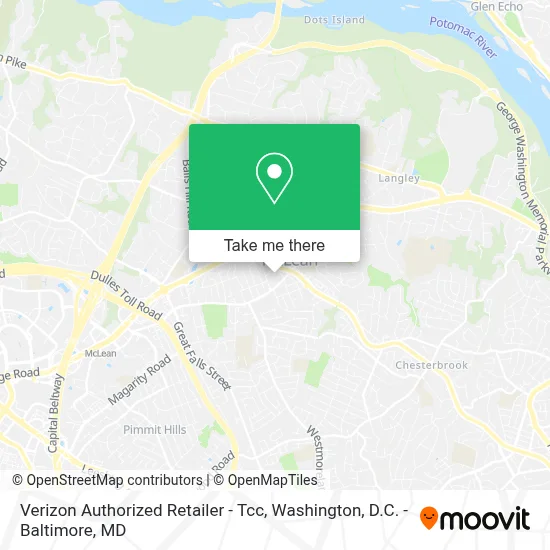 Verizon Authorized Retailer - Tcc map
