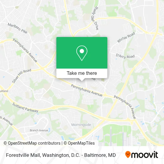 Forestville Mall map