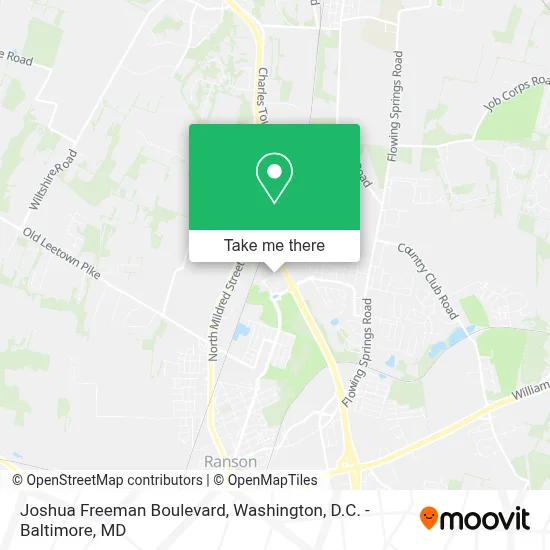 Joshua Freeman Boulevard map