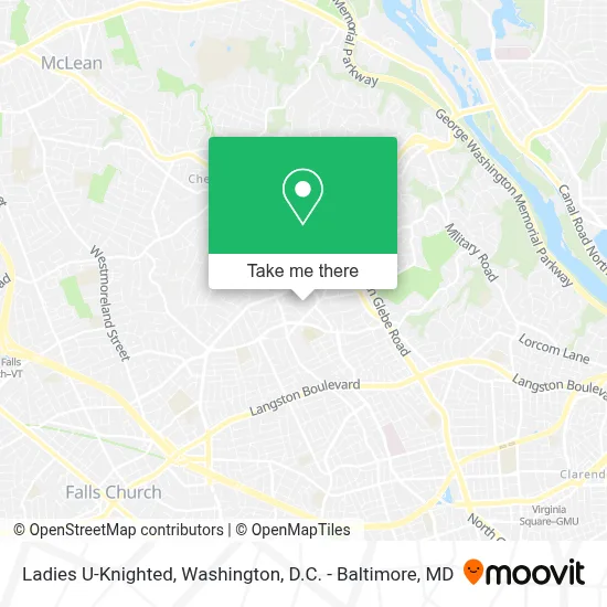 Ladies U-Knighted map