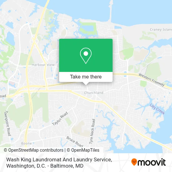 Wash King Laundromat And Laundry Service map