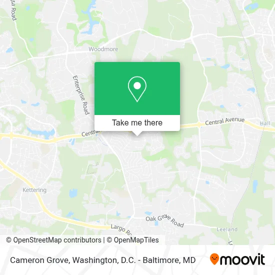 Cameron Grove map