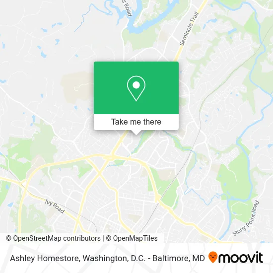 Ashley Homestore map
