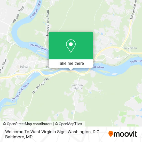 Welcome To West Virginia Sign map