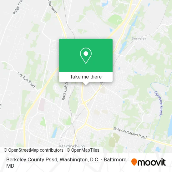 Berkeley County Pssd map