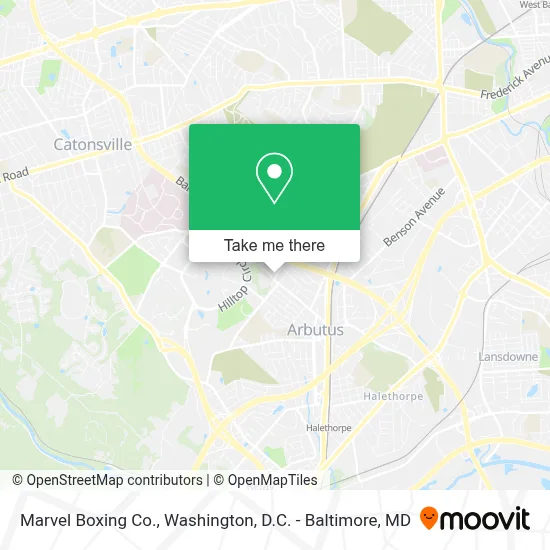 Marvel Boxing Co. map