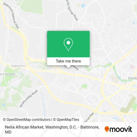 Nelia African Market map