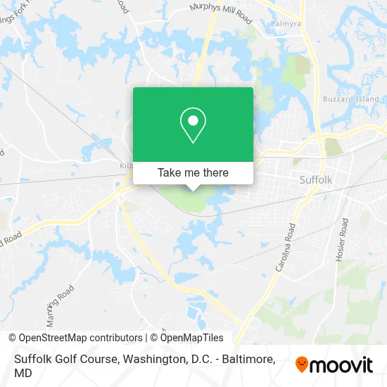 Suffolk Golf Course map