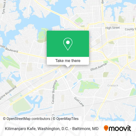 Kilimanjaro Kafe map