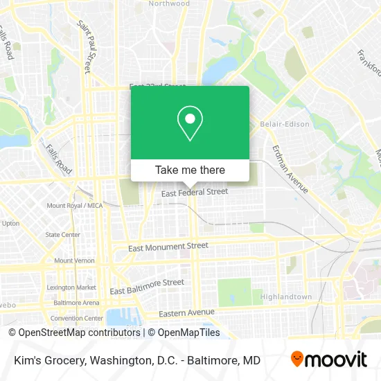 Kim's Grocery map