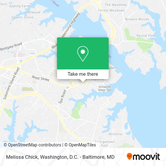 Melissa Chick map