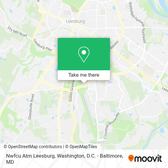 Nwfcu Atm Leesburg map