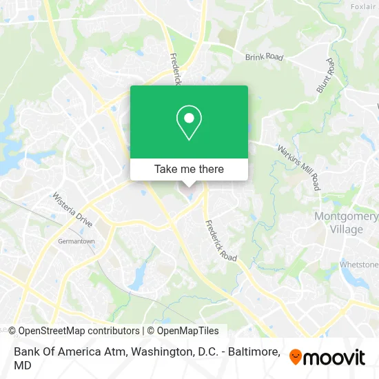 Bank Of America Atm map