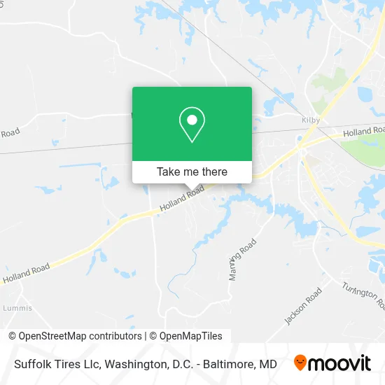 Suffolk Tires Llc map