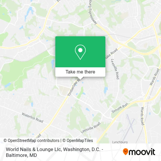 World Nails & Lounge Llc map