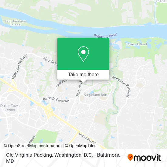 Old Virginia Packing map