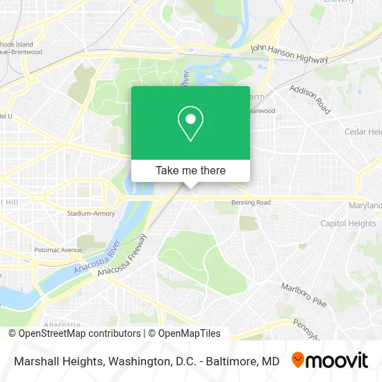 Marshall Heights map