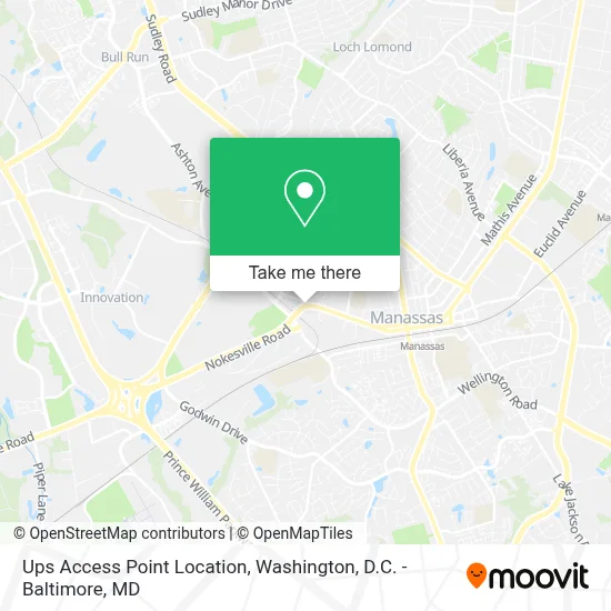 Ups Access Point Location map