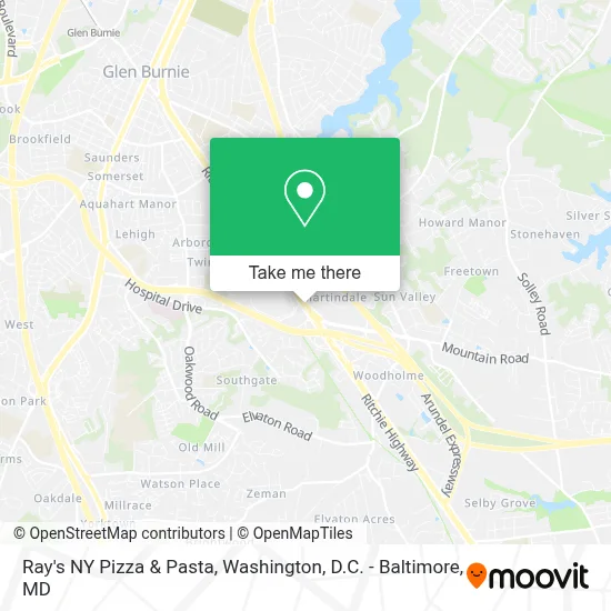 Ray's NY Pizza & Pasta map