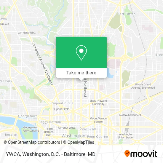 Ywca map