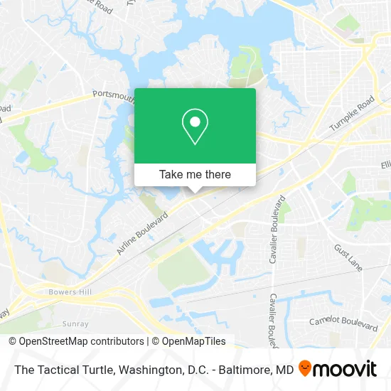 The Tactical Turtle map