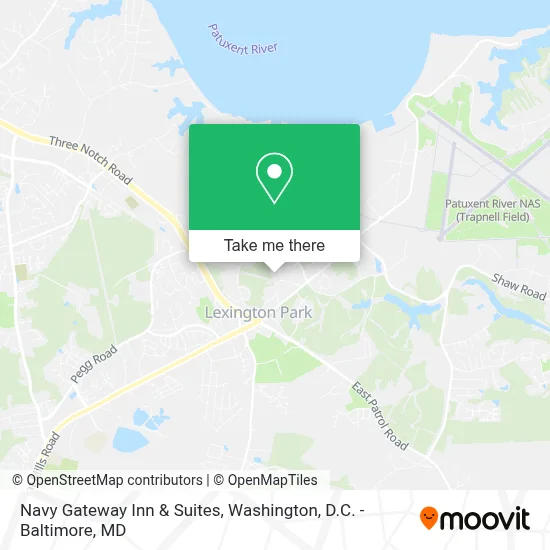 Navy Gateway Inn & Suites map