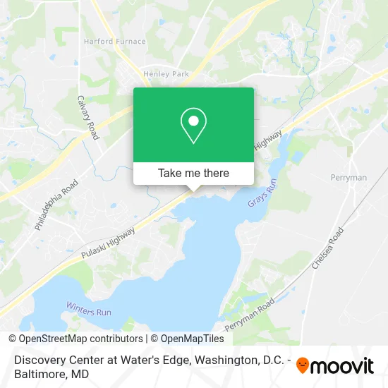 Discovery Center at Water's Edge map
