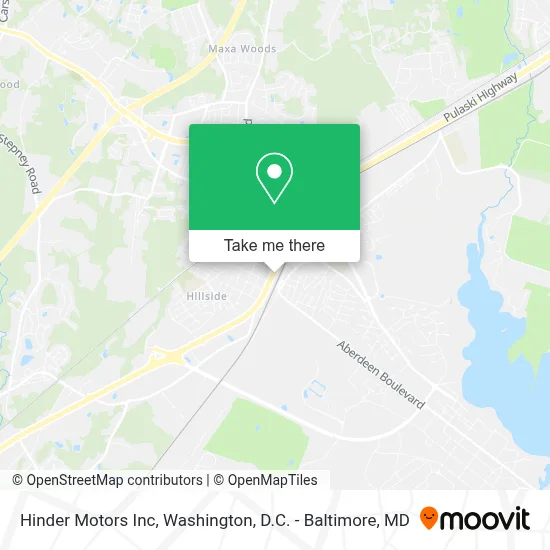Hinder Motors Inc map
