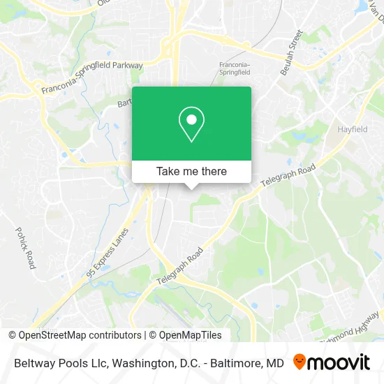 Beltway Pools Llc map