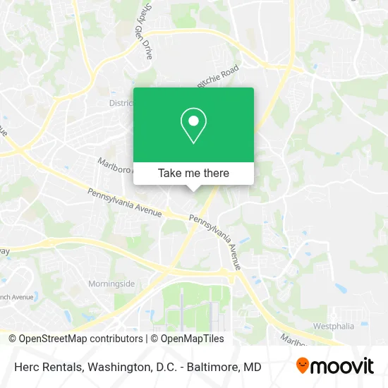 Herc Rentals map