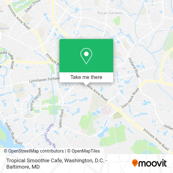 Tropical Smoothie Cafe map