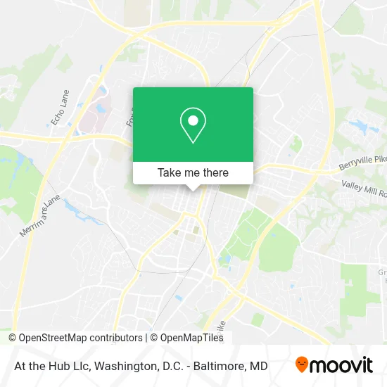At the Hub Llc map