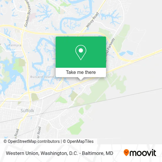 Western Union map