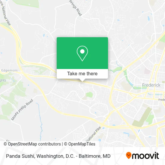 Panda Sushi map