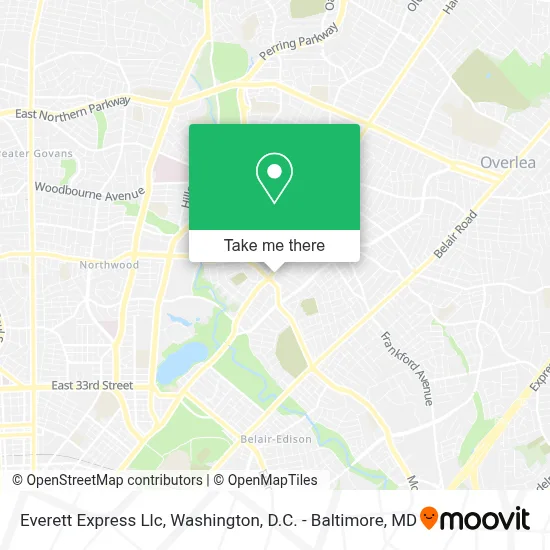 Everett Express Llc map