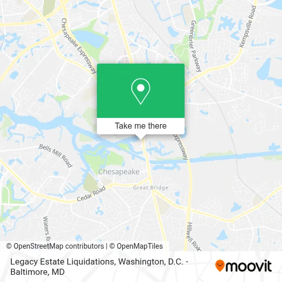 Legacy Estate Liquidations map