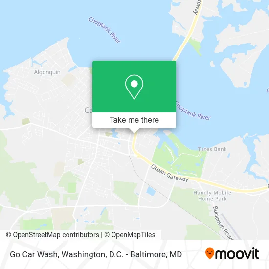 Go Car Wash map