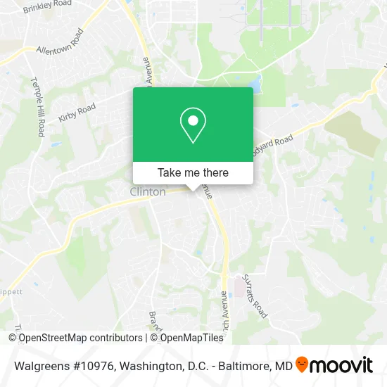 Walgreens #10976 map