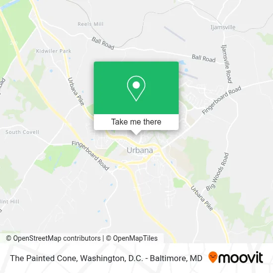 The Painted Cone map
