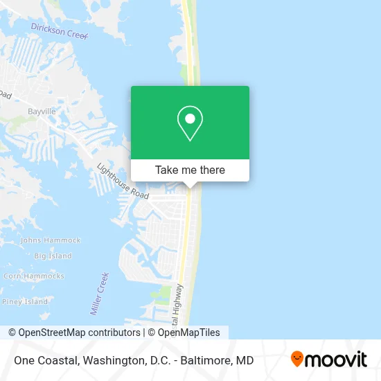 One Coastal map