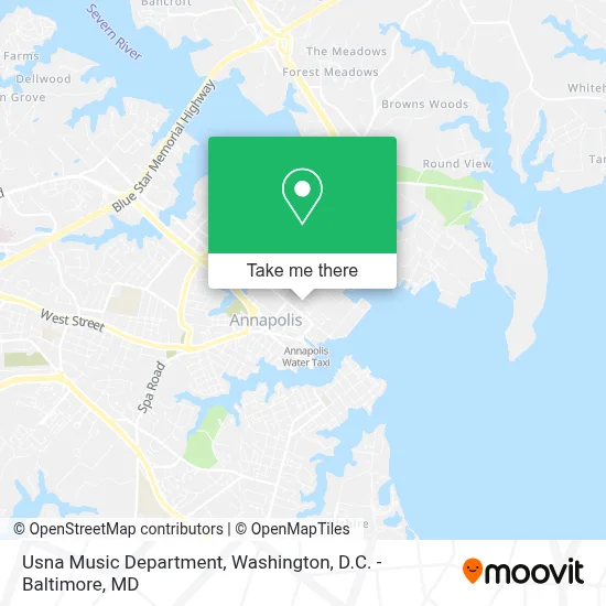 Usna Music Department map