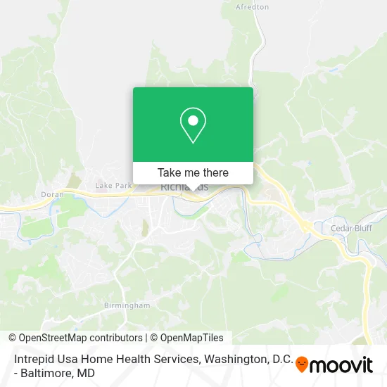 Intrepid Usa Home Health Services map