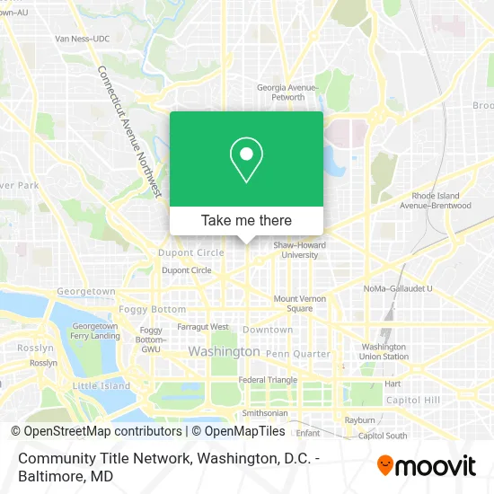 Community Title Network map