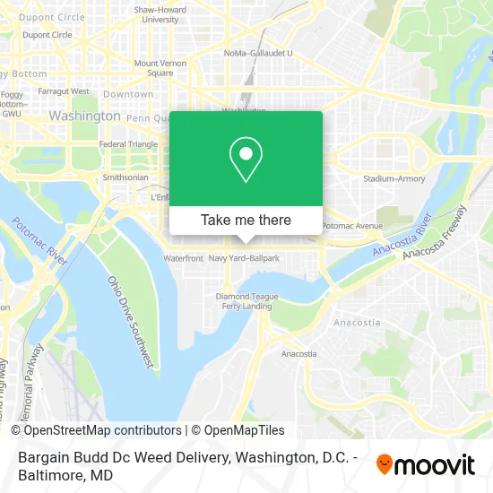 Bargain Budd Dc Weed Delivery map