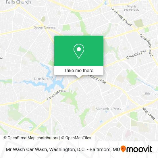 Mr Wash Car Wash map