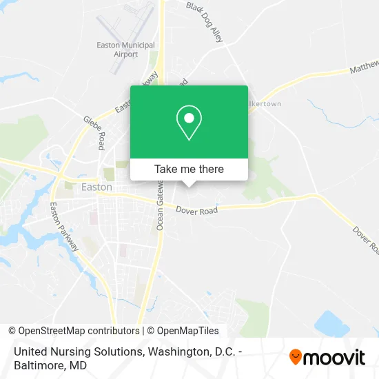 United Nursing Solutions map