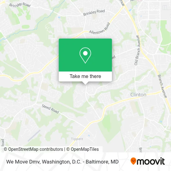 We Move Dmv map