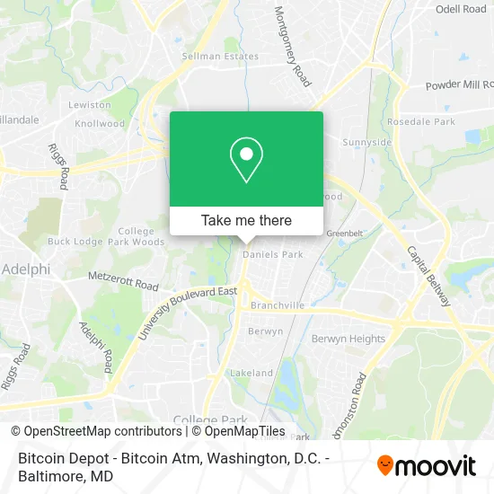 Bitcoin Depot - Bitcoin Atm map