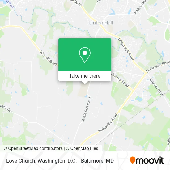 Love Church map
